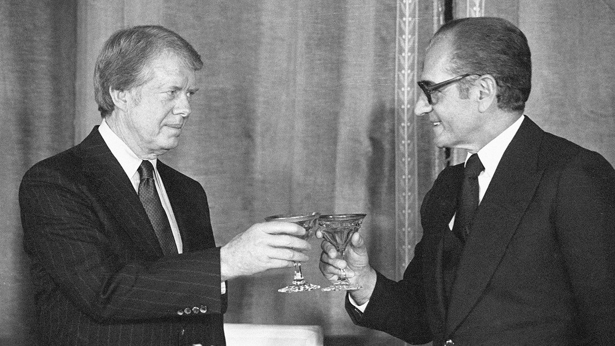Jimmy Carter and Shah Pahlavi