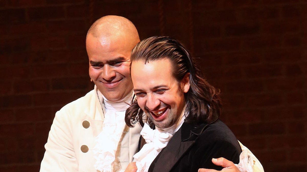 Chris Jackson and Lin-Manuel Miranda
