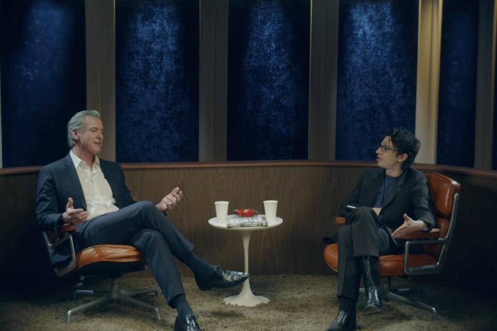 Gavin Newsom’s insane word salad explanation for what his politics stands for is mocked