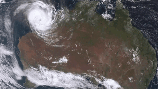 Tropical Cyclone Narelle GIF