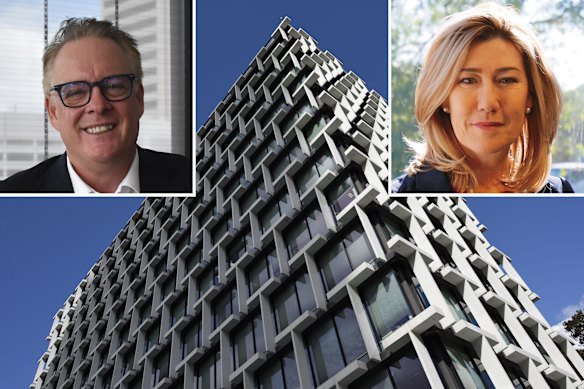 City of Perth Lord Mayor Bruce Reynolds (inset, left) and chief executive Michelle Reynolds (right).