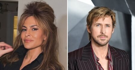 Eva Mendes Rocked Dramatic Glam for ‘SNL’ in Case Ryan Gosling ‘Suddenly’ Pulled Her on Stage