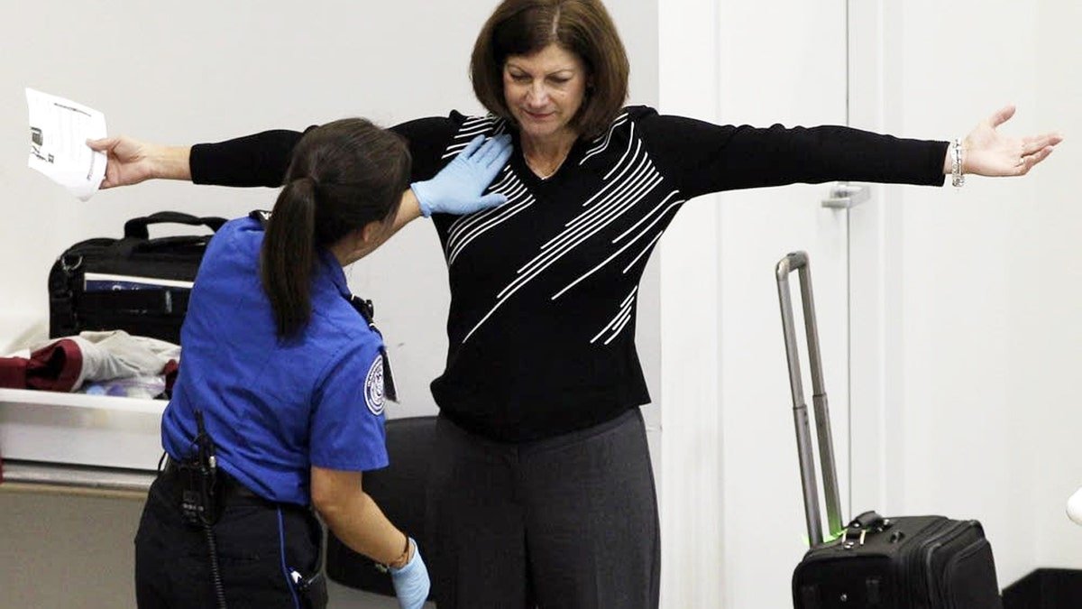 Woman patted down TSA