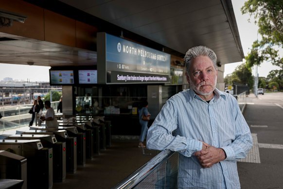 Paul Hughan says he was let down when another passenger assaulted him on a train in December. 