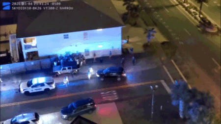 Party chaos caught on camera as police push new tactic to scare spring breakers