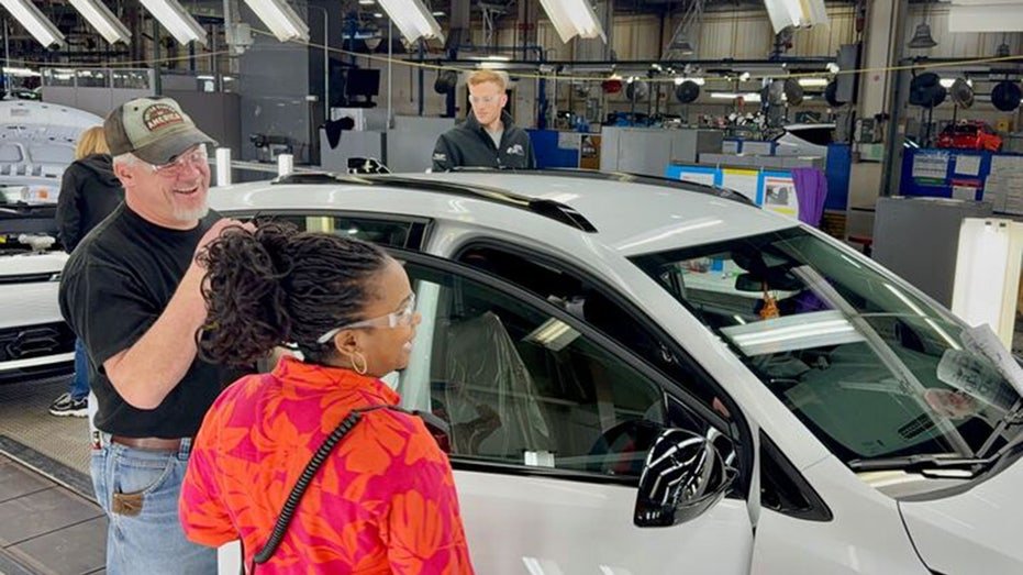 Workers at General Motors’ Fairfax Assembly Plant in Kansas City,