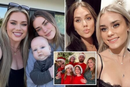 Staggering pictures show grandmother, 38, and her 20-year-old ‘identical twin daughter’