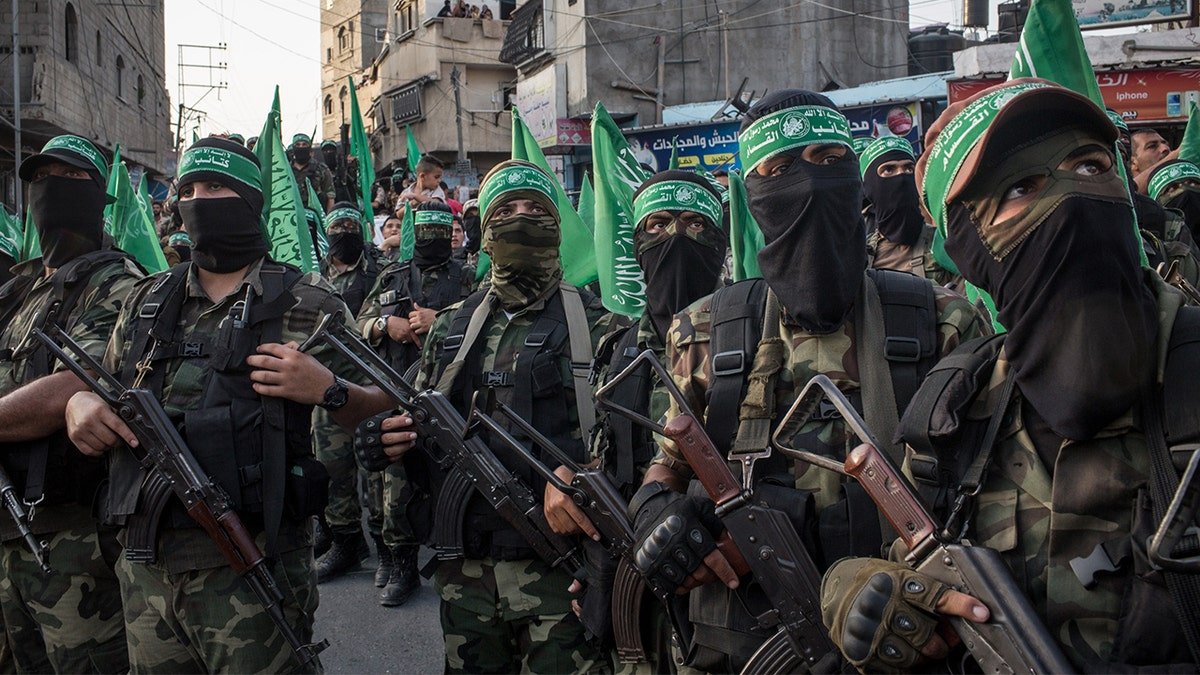 Hamas terrorists in Gaza