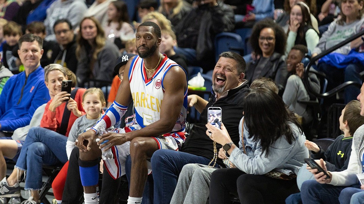 Bulldog Mack in the stands