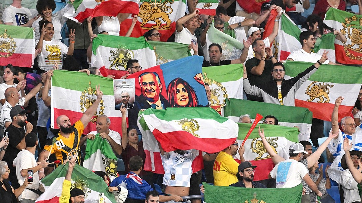 Iran fans at the Women's Asian Cup