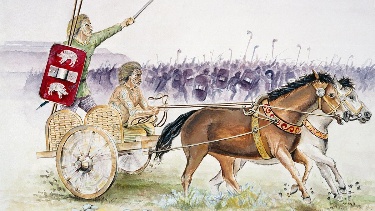 Depiction of Iron Age chariot