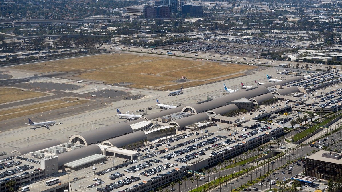 John Wayne airport aerial view