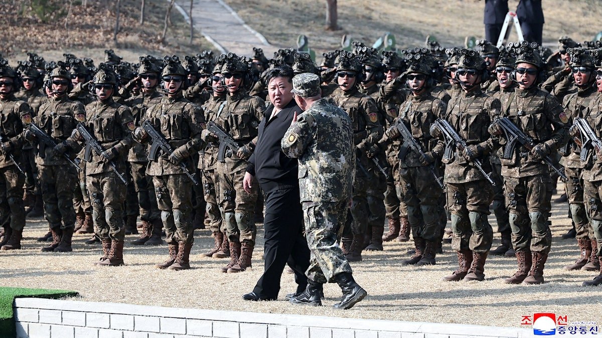 North Korea's Kim Jong Un visits a special operations forces exercise