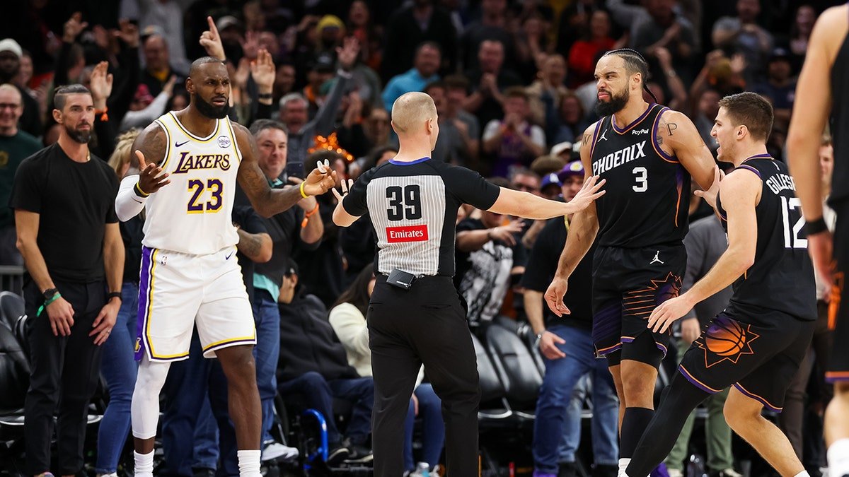 LeBron and Dillon Brooks