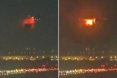 Delta flight’s engine explodes in heart-stopping video — forcing packed plane to make emergency landing