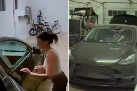 Woman vandalizes ex-boyfriend’s Tesla in ‘petty’ act  after bad split