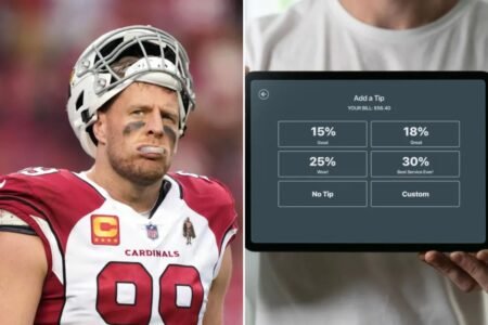 Former NFL J.J. Watt star sparks viral debate over tipping practices at self-service restaurants