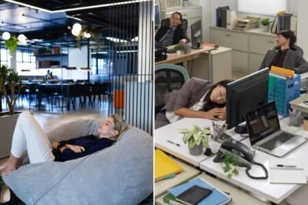 Gen Z employees can’t bear the 9-5 grind — so they’re using lunch breaks to nap or ‘crash out’ in bizarre places throughout NYC