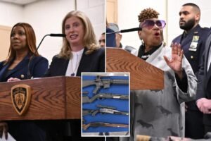NYPD announces 1,000 firearm seizures to start 2026 as bereaved Harlem mom speaks out against gun violence NYPD announces 1,000 firearm seizures to start 2026 as bereaved Harlem mom speaks out against gun violence