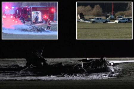 Pilot, 65, killed in fiery plane crash at St. Louis airport
