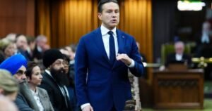 Poilievre shares J.K. Rowling post praising IOC ban on transgender women