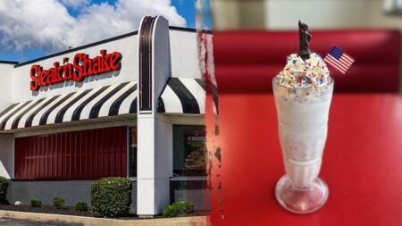 Steak ’n Shake shakes up popular ‘Patriot Milkshake’ with new, edible twist available only in 2026