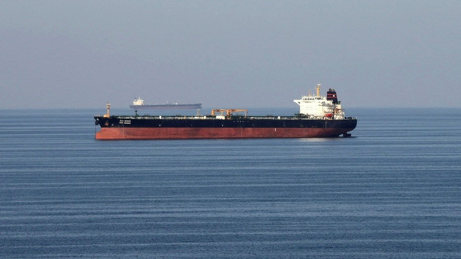 Oil tankers pass through the Strait of Hormuz, Dec. 21, 2018.