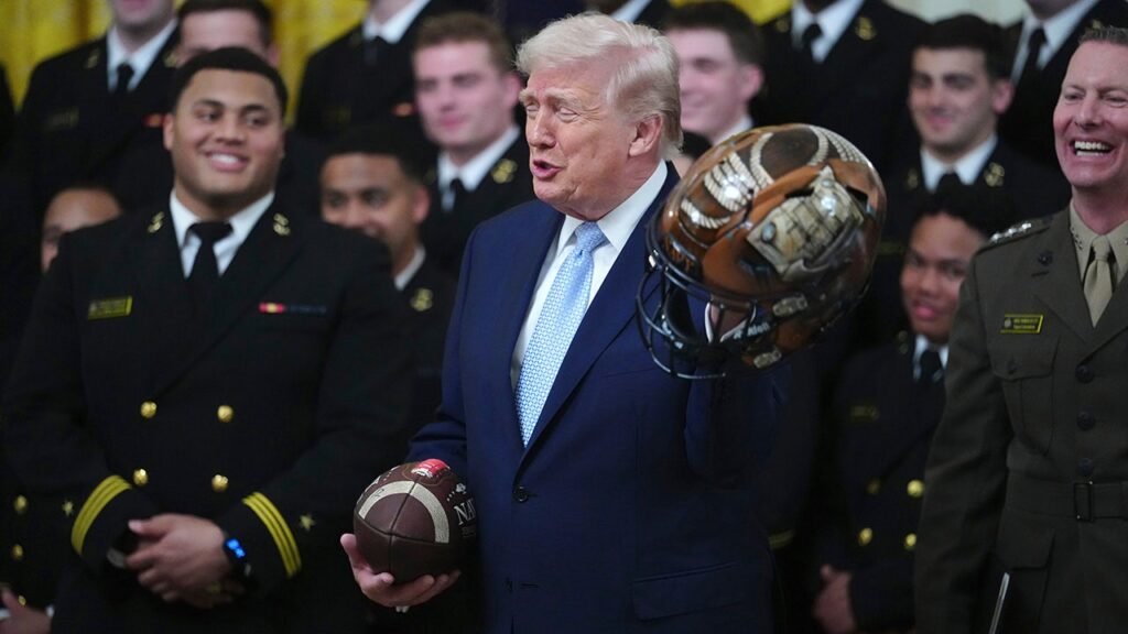 American Conference Commissioner Tim Pernetti thanks Trump for Army-Navy game executive order American Conference Commissioner Tim Pernetti thanks Trump for Army-Navy game executive order