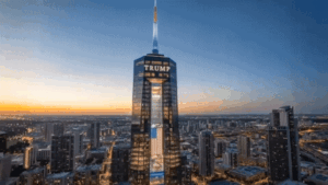 Trump’s proposed presidential library revealed as towering Miami skyscraper in striking new video Trump’s proposed presidential library revealed as towering Miami skyscraper in striking new video