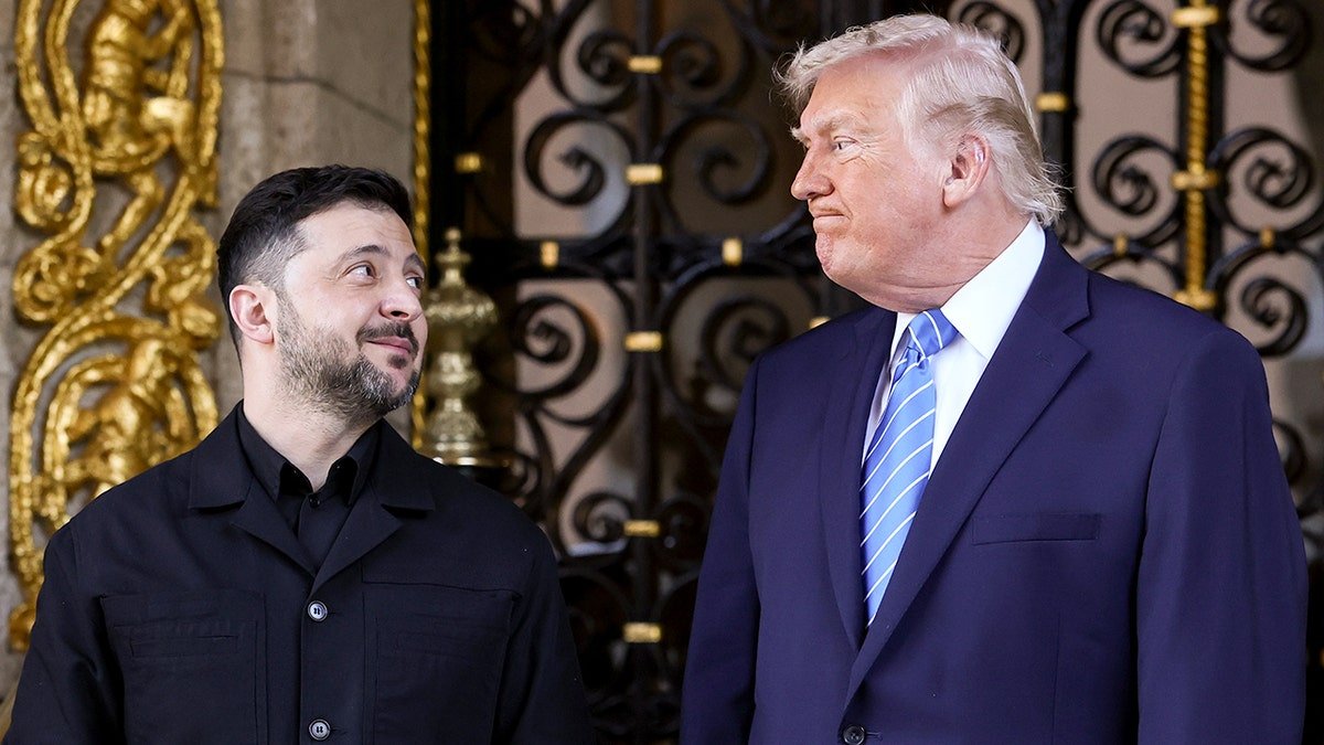 Ukrainian President Volodymyr Zelenskyy and U.S. President Donald Trump