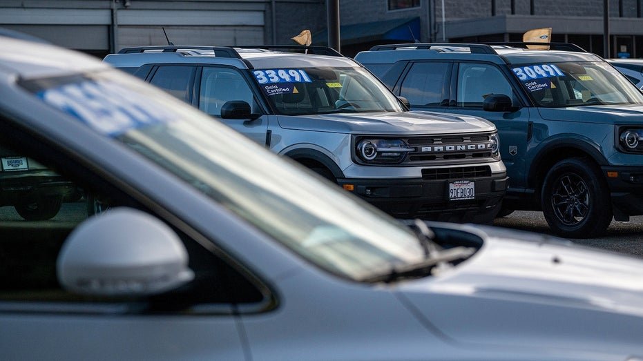 Used vehicles for sale at a dealership in Colma, California