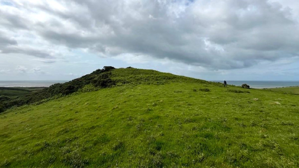 View of King's Mound in Cumbria