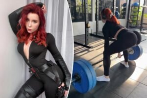 Superhero cosplayer spends 4 hours in the gym every day to transform into a ‘fantasy vixen’ — male fans ‘lap it up’