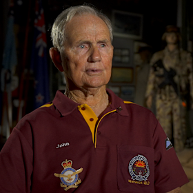 Military history writer and researcher John Telfer.