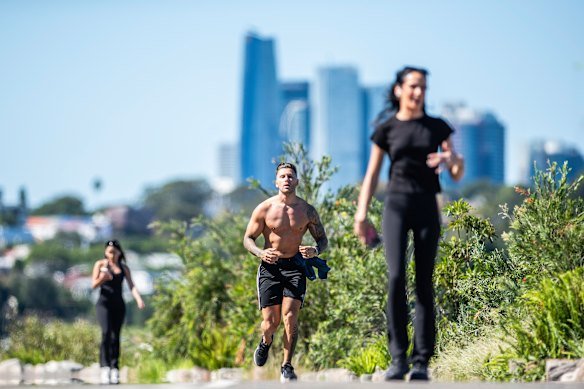 The route includes the popular Bay Run exercise route through Leichhardt, Rozelle and Drummoyne.