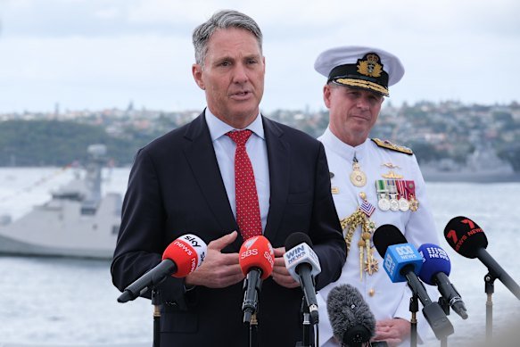 Defence Minister Richard Marles said the government was making the biggest ever peacetime increase in defence spending.