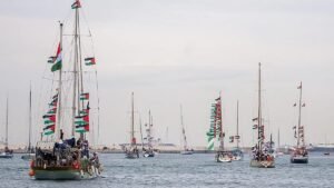 Flotilla carrying activists and aid for Gaza sets sail from Spain Flotilla carrying activists and aid for Gaza sets sail from Spain