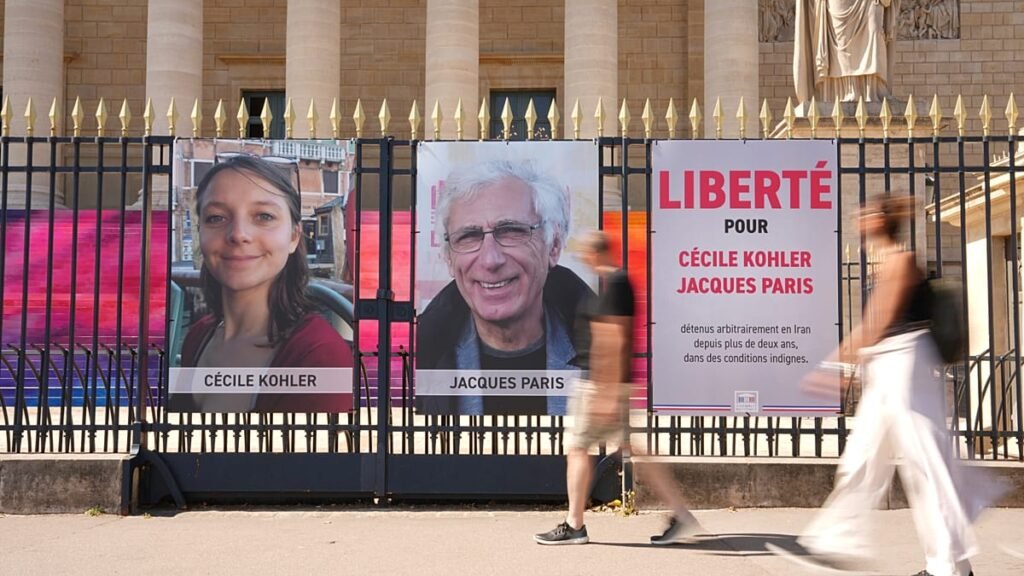 Cécile Kohler and Jacques Paris are free and on their way to France