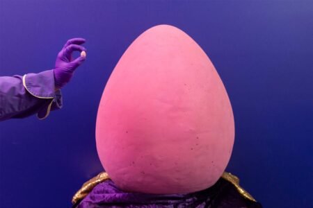 World’s largest Cadbury Mini Egg isn’t mini at all — weighing in at whopping 120-pounds of chocolate