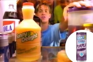 Sunny D’s new ‘purple stuff’ vodka seltzer is based on a gag from its 90s-era TV ads
