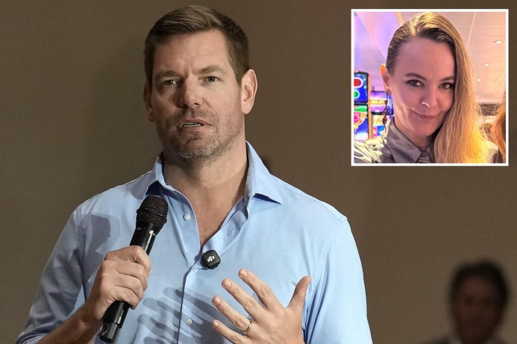 Eric Swalwell randomly slid into my DMs with bizarre late-night message, Dem influencer claims