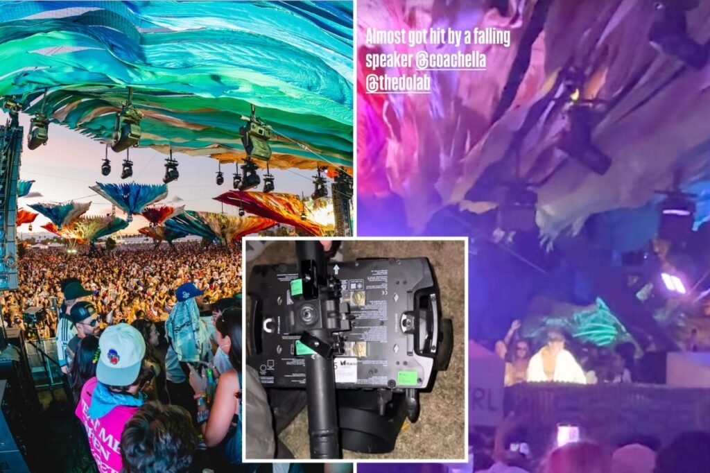 Coachella horror as huge light plunges onto fans mid-concert: ‘Blood all over’ Coachella horror as huge light plunges onto fans mid-concert: ‘Blood all over’