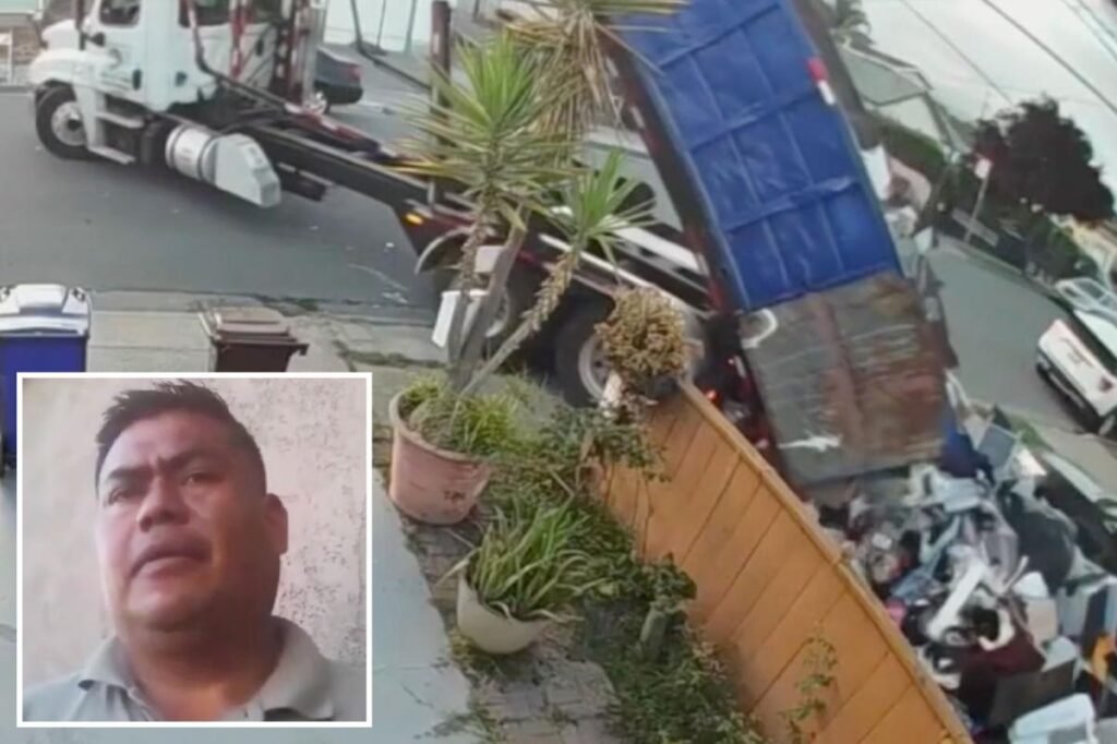 Video shows dumpster company unload mounds of trash on Bay Area resident’s driveway for failing to pay