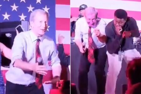 California governor frontrunner Tom Steyer mocked over cringeworthy resurfaced dance clip