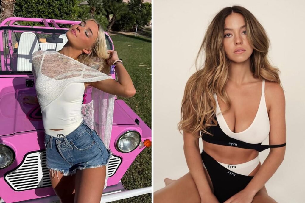 Livvy Dunne poses for Sydney Sweeney’s lingerie brand SYRN — sending Victoria’s Secret’s stock plunging