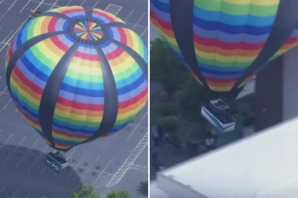 Wild video shows hot air balloon slam into Sacramento-area casino building