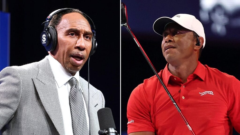 Stephen A Smith implores ‘addict’ Tiger Woods to ‘stop getting behind the damn wheel’