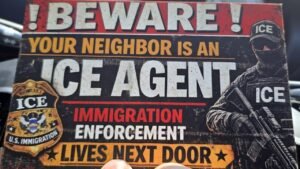PHOTOS: Anti-ICE agitators dox agents by sending warning postcards to neighbors PHOTOS: Anti-ICE agitators dox agents by sending warning postcards to neighbors