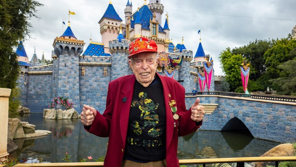 ‘I thought the war was over:’ 100-year-old Iwo Jima veteran honored decades later at Disneyland ‘I thought the war was over:’ 100-year-old Iwo Jima veteran honored decades later at Disneyland