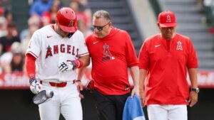 Angels’ Mike Trout calls out Mariners’ risky strategy after getting hit by pitch
